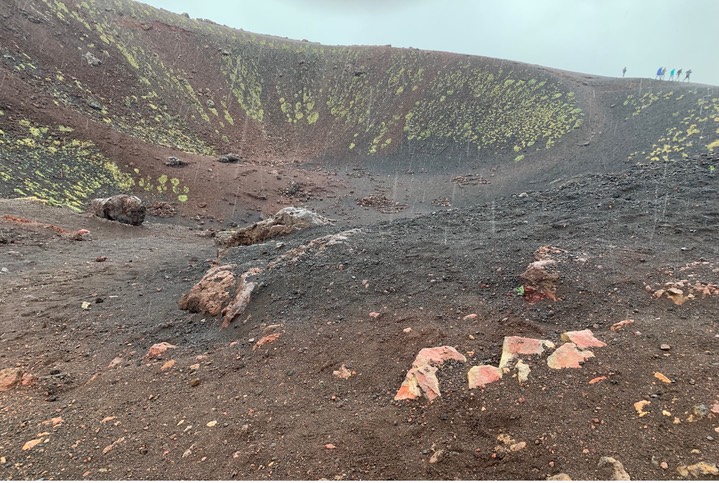 Etna crater